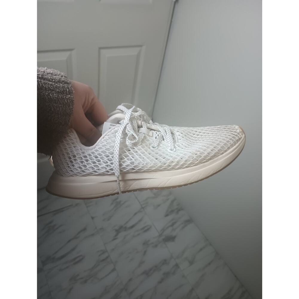 Nobull Men's Project‎ Knit Runner Diamond Mesh White Sneakers M 6.5 W 8
